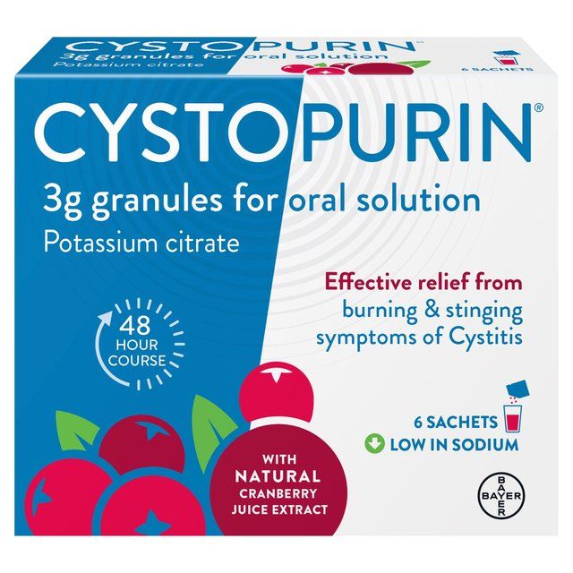 Cystopurin Granules for Oral Solution with Natural Cranberry Juice Extract 6 x 3g