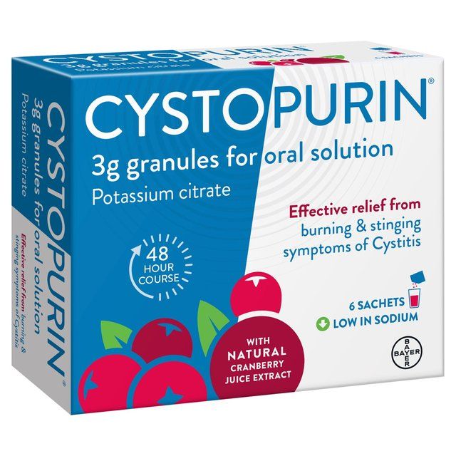Cystopurin Granules for Oral Solution with Natural Cranberry Juice Extract 6 x 3g
