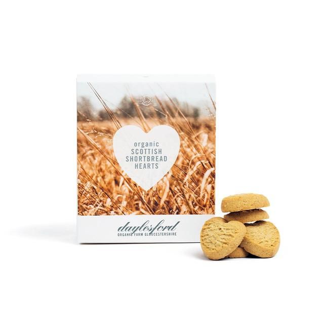 Daylesford Organic Scottish Mini Shortbread Hearts 125g