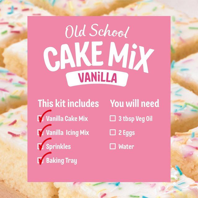 Dr. Oetker Vanilla School Cake Mix 436g