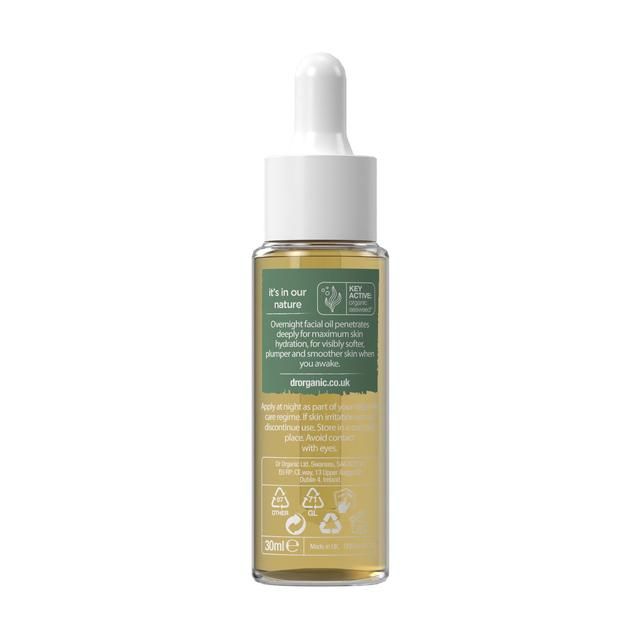 Dr Organic Ageless with Seaweed Overnight Recovery Oil 30ml