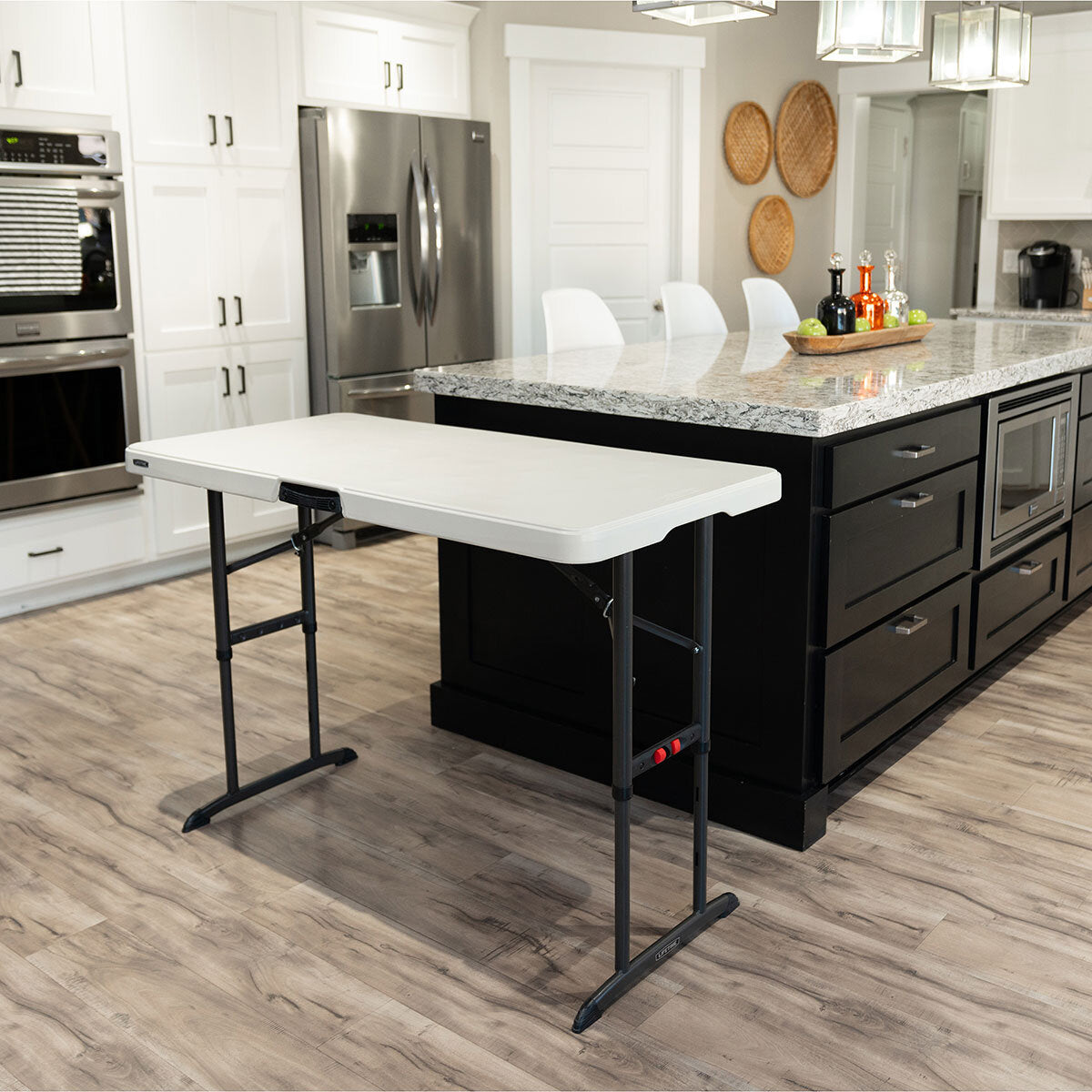 Lifetime 4ft Adjustable Height Nesting Commercial Grade Table - McGrocer