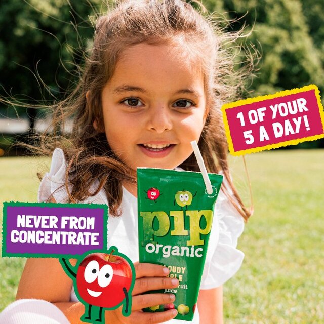 Pip Organic Cloudy Apple Juice Cartons 4 x 180ml - McGrocer