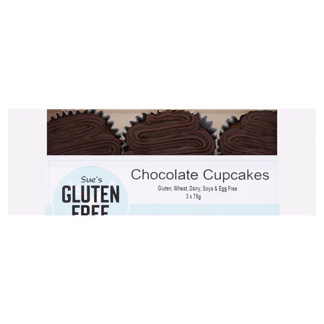 Gluten Free Kitchen Vegan Chocolate Cupcakes 3 x 75g