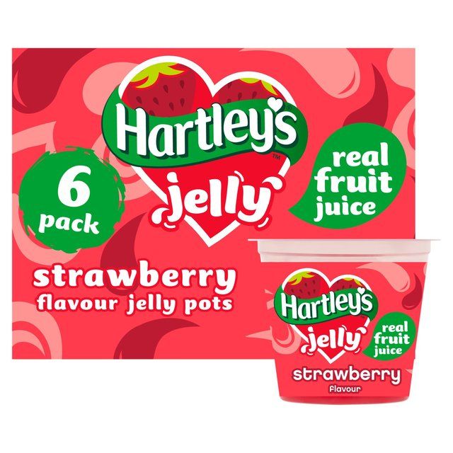 Hartley's Strawberry Jelly Pot Multipack 6 x 125g