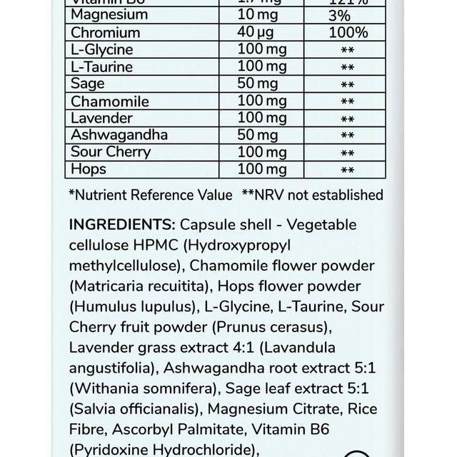 Health & Her Sleep+ Multinutrient Support Supplement Capsules 30 per pack