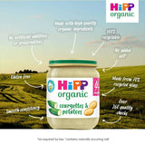 HiPP Organic Courgettes & Potatoes Baby Food Jar 4+ Months (6 x 125g)