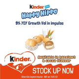 Kinder 5 Happy Hippo Milk & Hazelnut Biscuits 103.5g