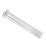 KitchenCraft Stainless Steel Flat Sided Skewers 30cm