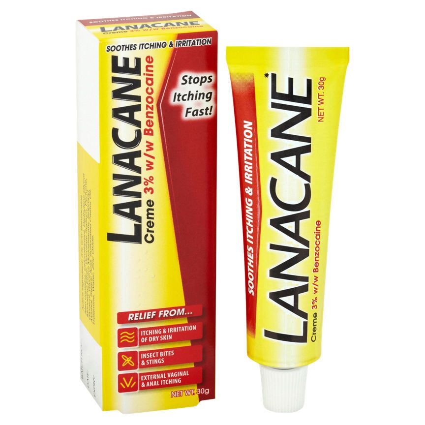 Lanacane Creme 3% Benzocaine