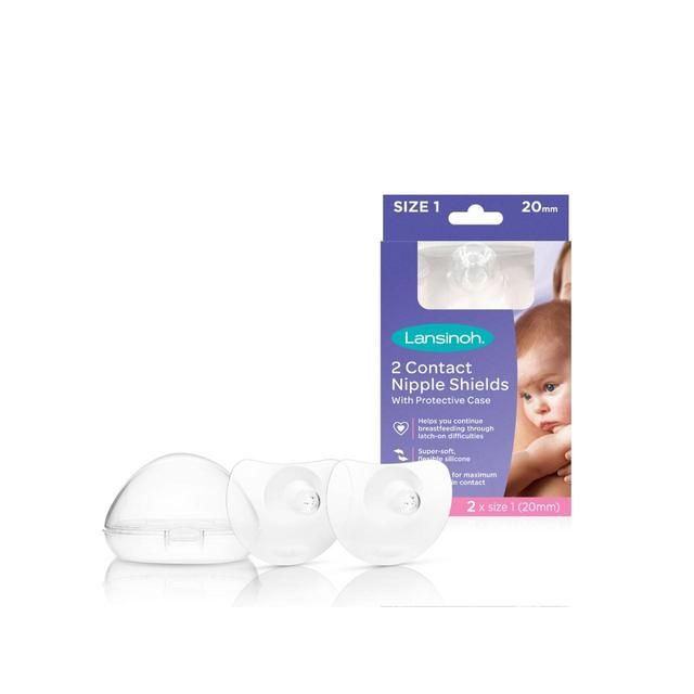 Lansinoh Contact Nipple Shields Medium 20mm 2 per pack