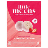 Little Moons Strawberries & Cream Mochi Ice Cream 6 x 32g