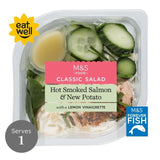 M&S Hot Smoked Salmon & New Potato Salad 340g