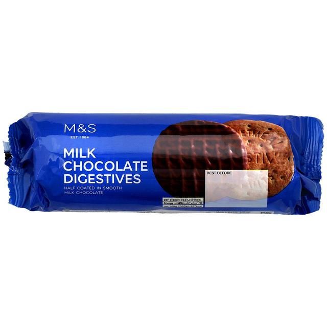 M&S Milk Chocolate Digestives 300g Default Title