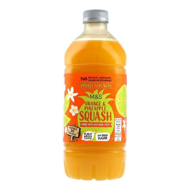 M&S Orange & Pineapple Double Strength Squash 750ml