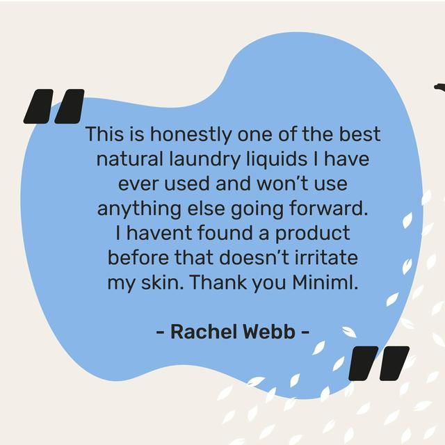 Miniml Laundry Liquid Fresh Linen 1L