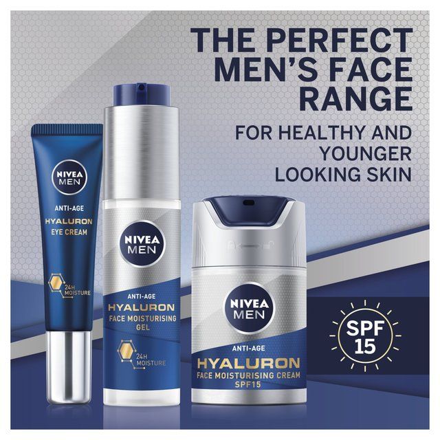 NIVEA MEN Hyaluron Anti-Age Face Moistursing Cream SPF15 50ml