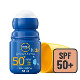 NIVEA SUN Kids Protect & Care SPF 50+ Sun Lotion Roll On 50ml