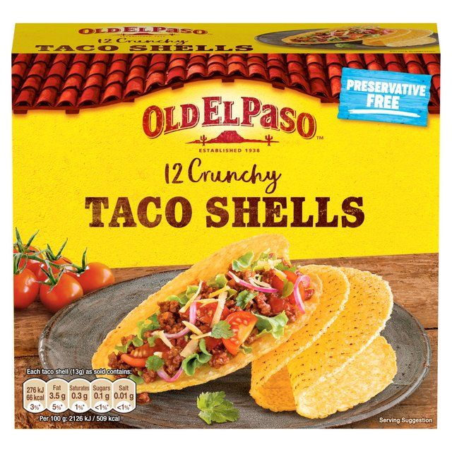 Old El Paso Crunchy Taco Shells 156g