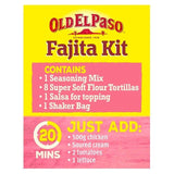 Old El Paso Mexican Oven Baked Crispy Chicken Fajita Kit 555g