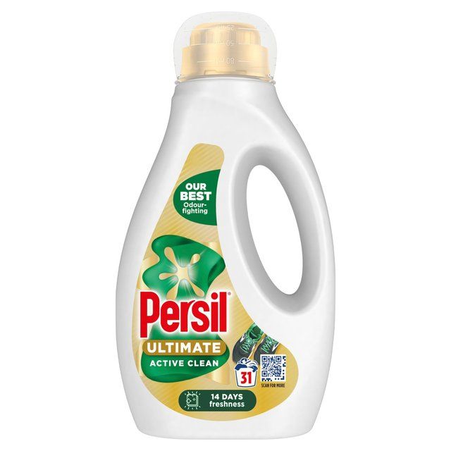 Persil Ultimate Active Clean Bio Laundry Washing Detergent 31 Washes 837ml