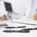Sharpie S-Gel Gel Pens 0.7mm Black 3 per pack