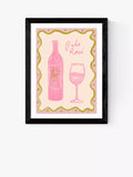 EAST END PRINTS Emmy Lupin Studio 'Rosé' Framed Print - McGrocer
