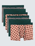 Justwears Active Boxers Pack Of 6 Graphic Geos Collection