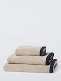Contrast Border Towels