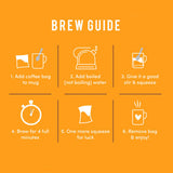 Taylors of Harrogate Flying Start Coffee Bags 10 Enveloped Bags