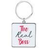 Sainsburys Valentines The Real Boss Keyring