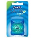 Oral-B Satin Tape Dental Floss Mint x3