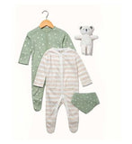 Maybe Baby Sleepsuit Comforter and Bib