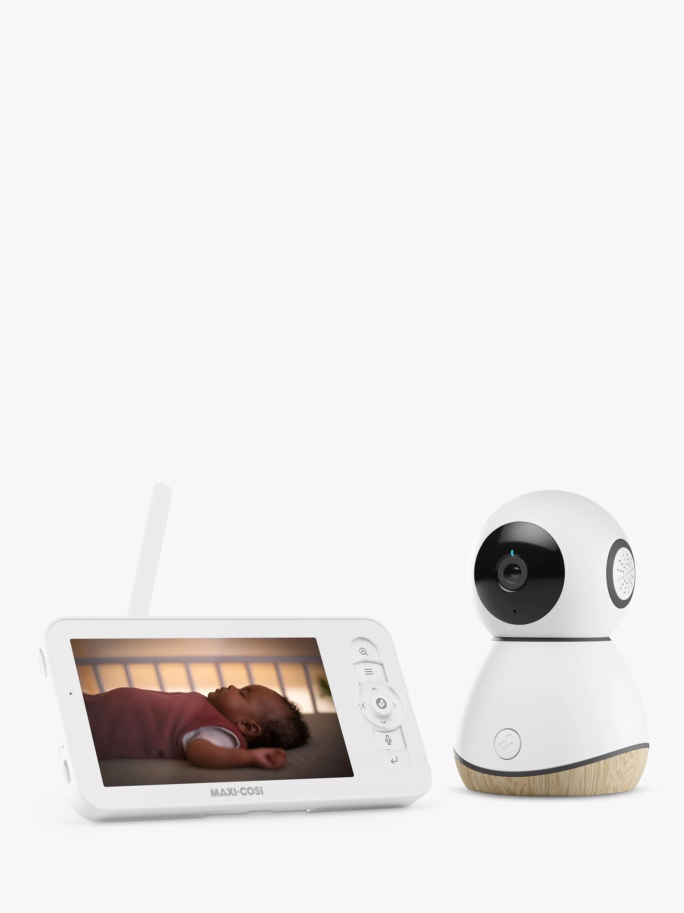 Maxi-Cosi Connected See Baby Pro Baby Monitor with Cry Detector, White - McGrocer