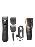 The Lawn Mower 3.0 Plus Essentials Kit, Electric Body Hair Trimmer Shaving Set, Black