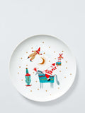 Kids Christmas Jester Elf Porcelain Plate 20 3Cm