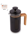La Cafetiere Black Pisa 3 Cup Glass Cafetiere