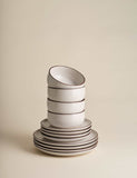 12 Piece Michigan Rim Dinner Set