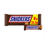 Snickers Caramel Nougat Peanuts & Milk Chocolate Snack Bars Multipack   9 x 35.5g