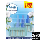 Febreze 3Volution Cotton Twin Refill Air Freshener   2 x 20ml