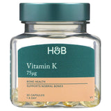 Holland & Barrett Vitamin K2 75ug Capsules