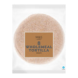 M&S Wholemeal Tortilla Wraps   8 per pack
