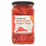 Cooks & Co Roasted Red Pepper Strips   300g