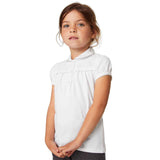 M&S Girls Regular School Polo, 4-5 Years, White