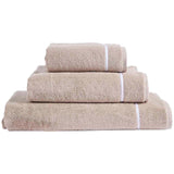 M&S X Kelly Hoppen, Baretta Stitch Towel, Hand Towel, Taupe