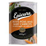 Epicure Petit Pois & Whole Baby Carrots in Water