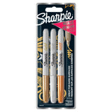 Sharpie Permanent Marker Metallic   3 per pack