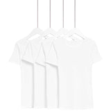 M&S Unisex Short Sleeve Cotton Vests , 9-10 Y, White