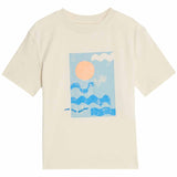 M&S Boys Pure Cotton Wave Graphic T-Shirt 3-4 Years Neutral