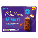Cadbury Delights Soft Nougat Salted Caramel Chocolate Bars